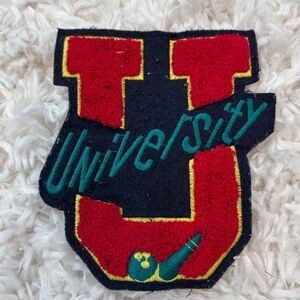 Vintage Bowling University patch